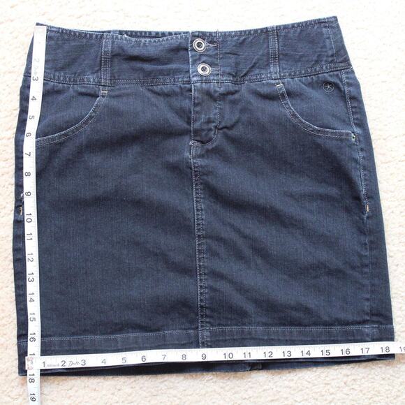 Y2K Blue Denim Converse One Star Mini Skirt - Picture 2 of 5